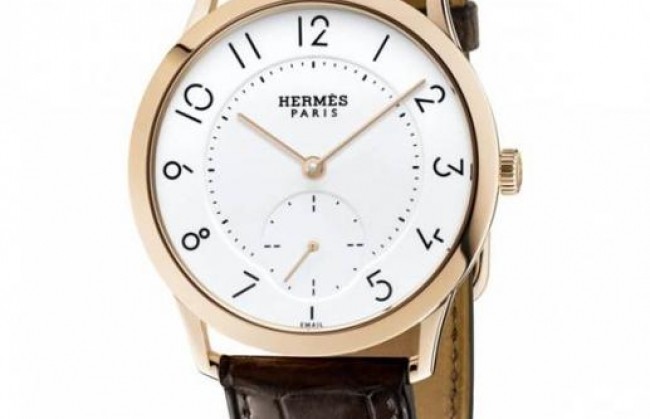 Hermes представляет часы Slim dHermes Email grand feu